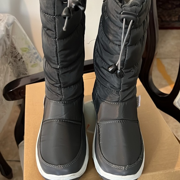 LAMO APRES Estelle womens zip up winter boots shoe size 7 M dark gray - Picture 4 of 7